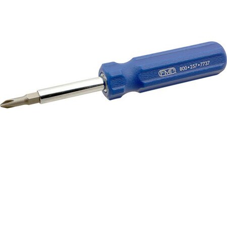Allpoints Screwdriver 4-Bit, Blue 1421015